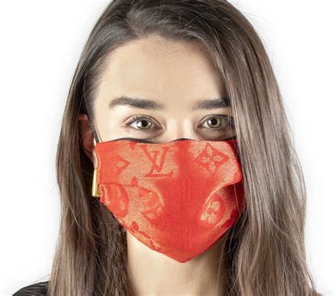 upcycle louis vuitton|upcycled louis vuitton face mask.